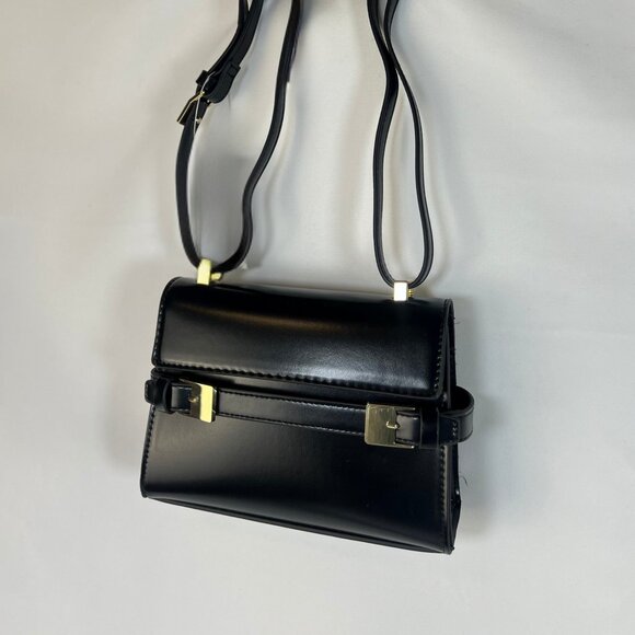 H&M Strap-Detail Crossbody Bag | Black - Picture 6 of 6